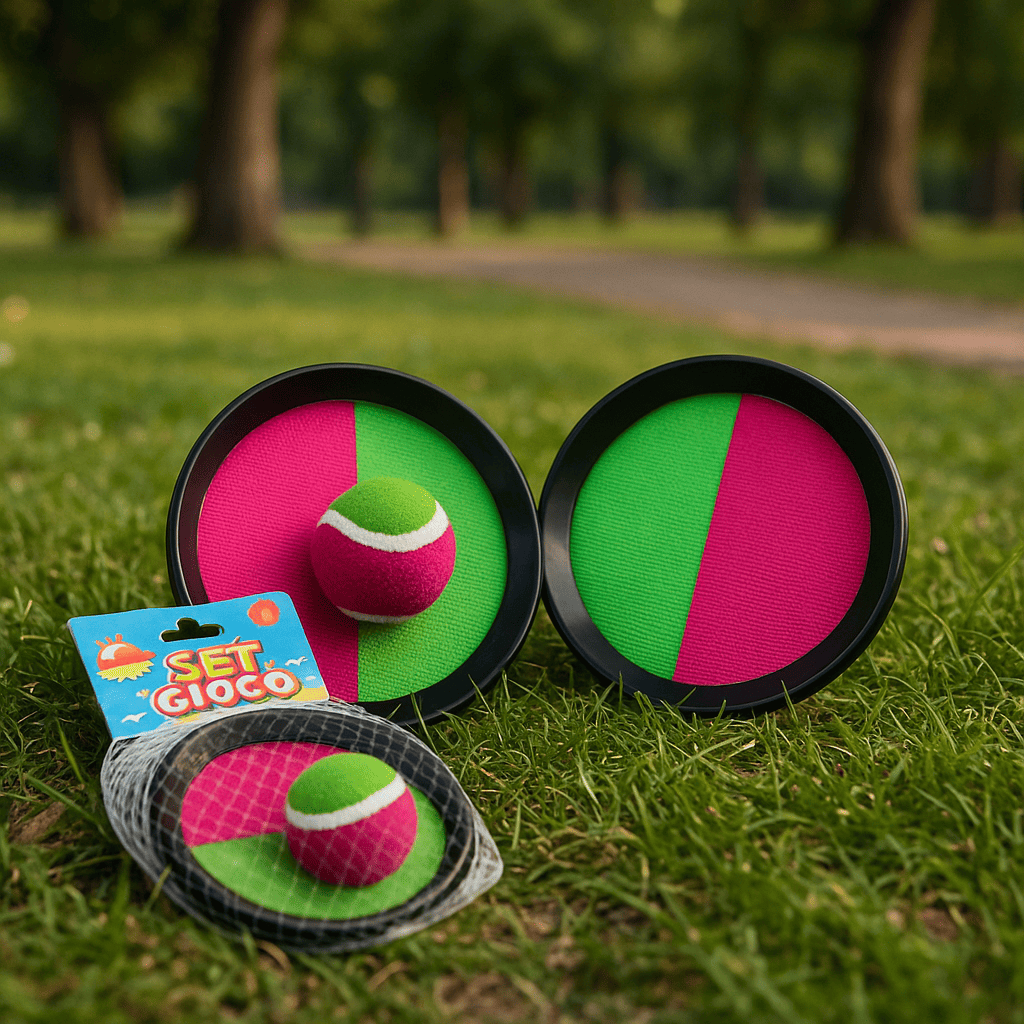41363 Globo - Tamburello in velcro con pallina