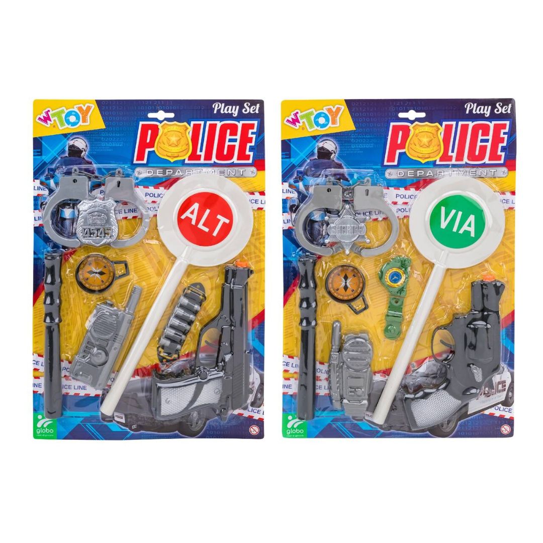 41443 WToy - Playset Polizia - Pistola + accessori colore casuale