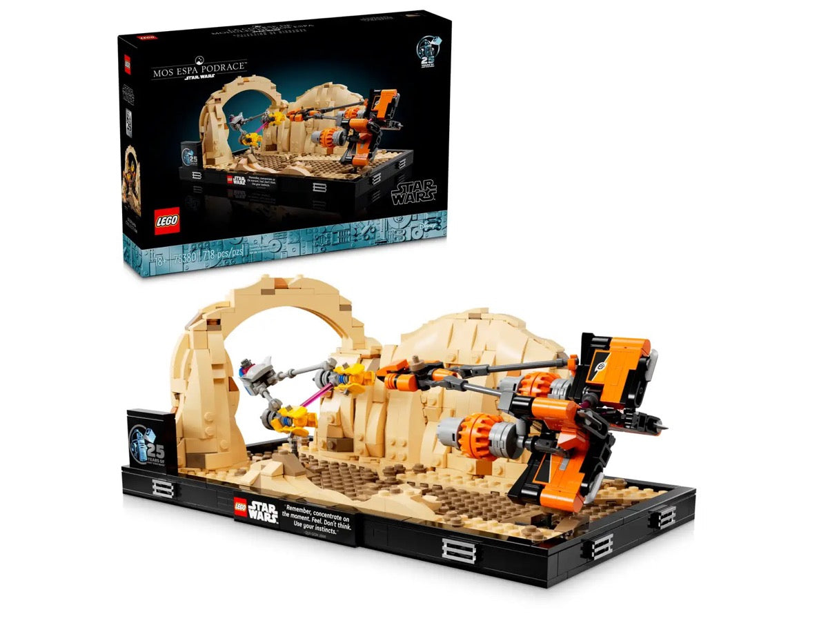 75380 LEGO Star Wars - Diorama Gara degli sgusci su Mos Espa