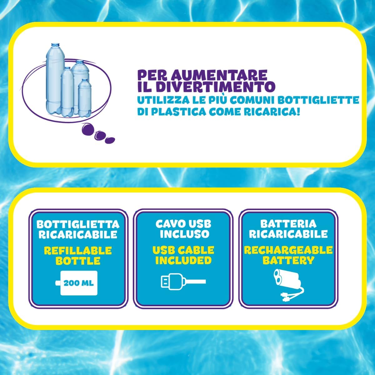 42690 ODS - SplashMatic Caspian 300 - Pistola spara acqua a batteria