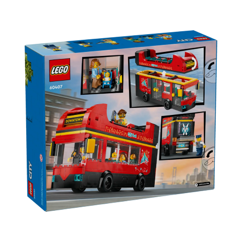 60407 LEGO City - Autobus turistico rosso a due piani