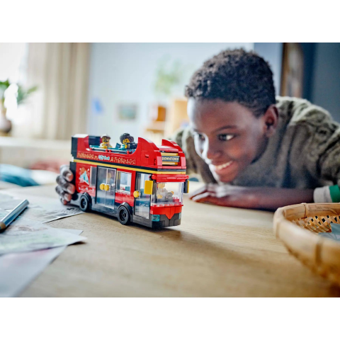60407 LEGO City - Autobus turistico rosso a due piani