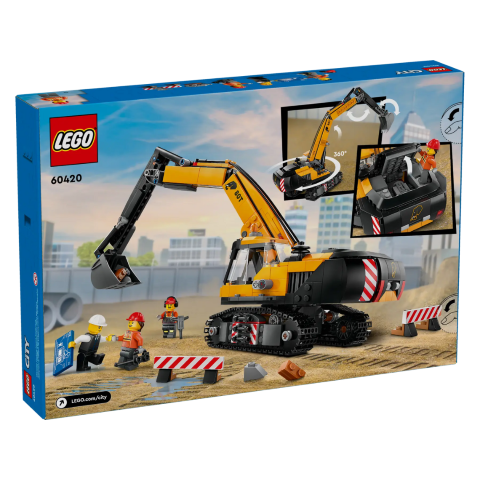 60420 LEGO City - Escavatore da cantiere giallo