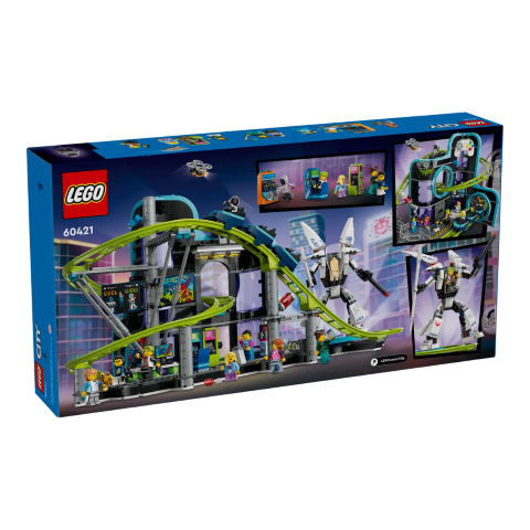 60421 LEGO City - Montagne russe di Robot World