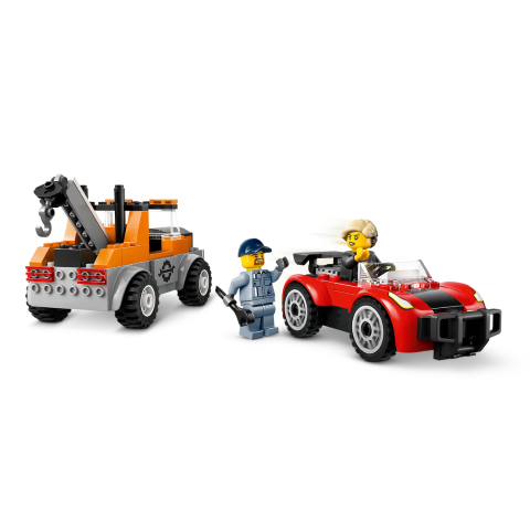 60435 LEGO City - Autogrù e officina auto sportive