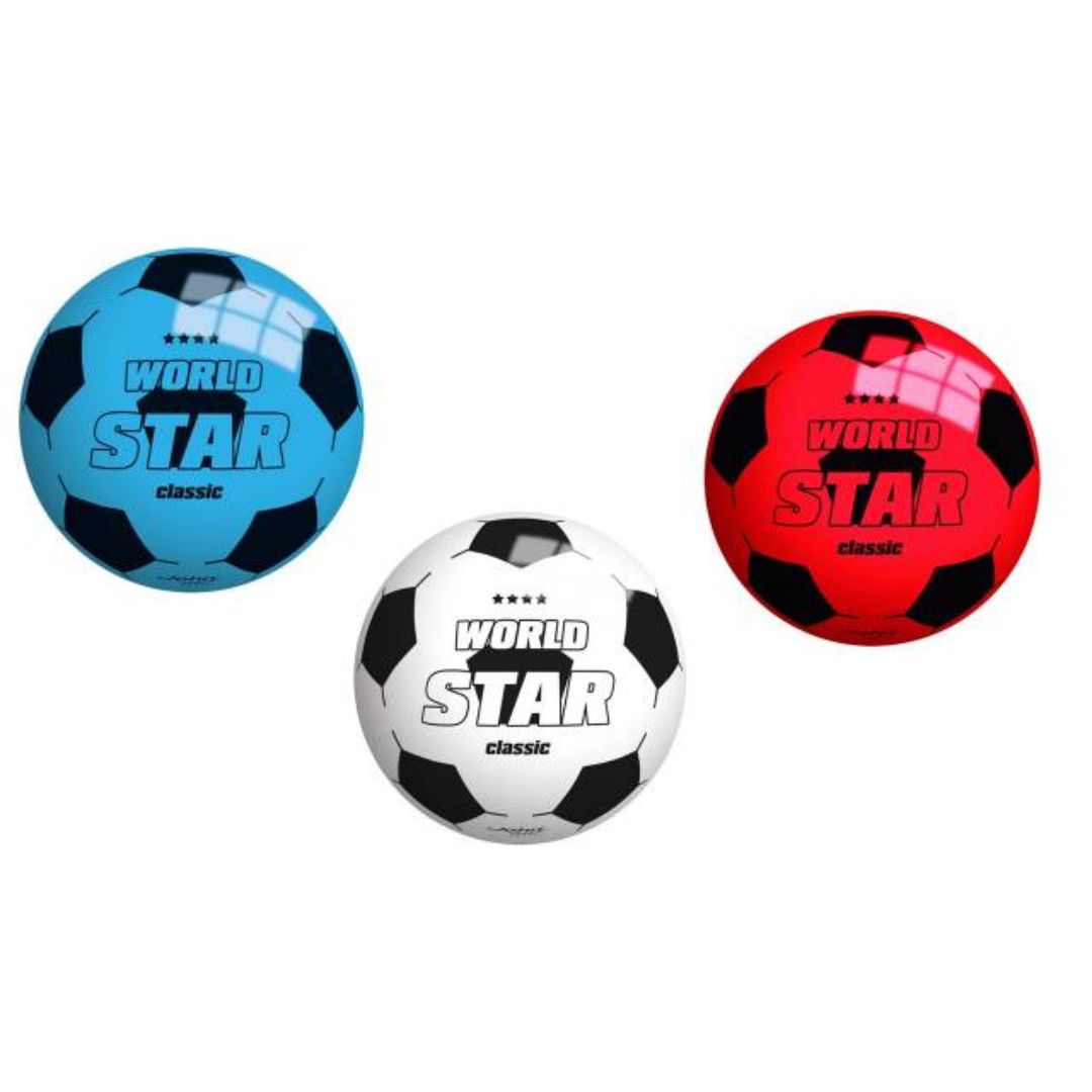 23026 ODS - Pallone da calcio - World Star - Pallone leggero - Colore casuale