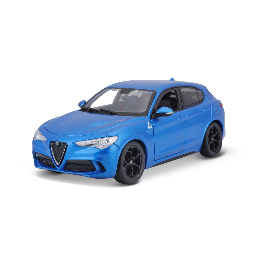 18-21086 Bburago - Alfa Romeo Stelvio, blu - Scala 1:24