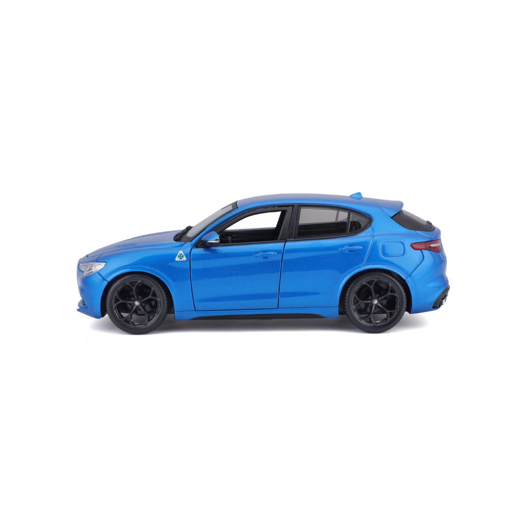 18-21086 Bburago - Alfa Romeo Stelvio, blu - Scala 1:24