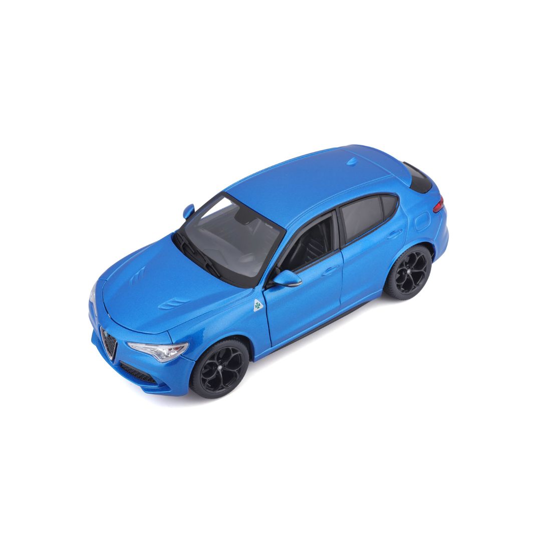 18-21086 Bburago - Alfa Romeo Stelvio, blu - Scala 1:24