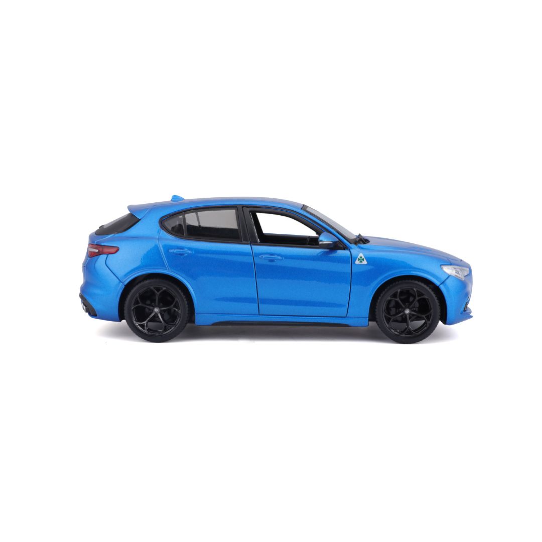 18-21086 Bburago - Alfa Romeo Stelvio, blu - Scala 1:24