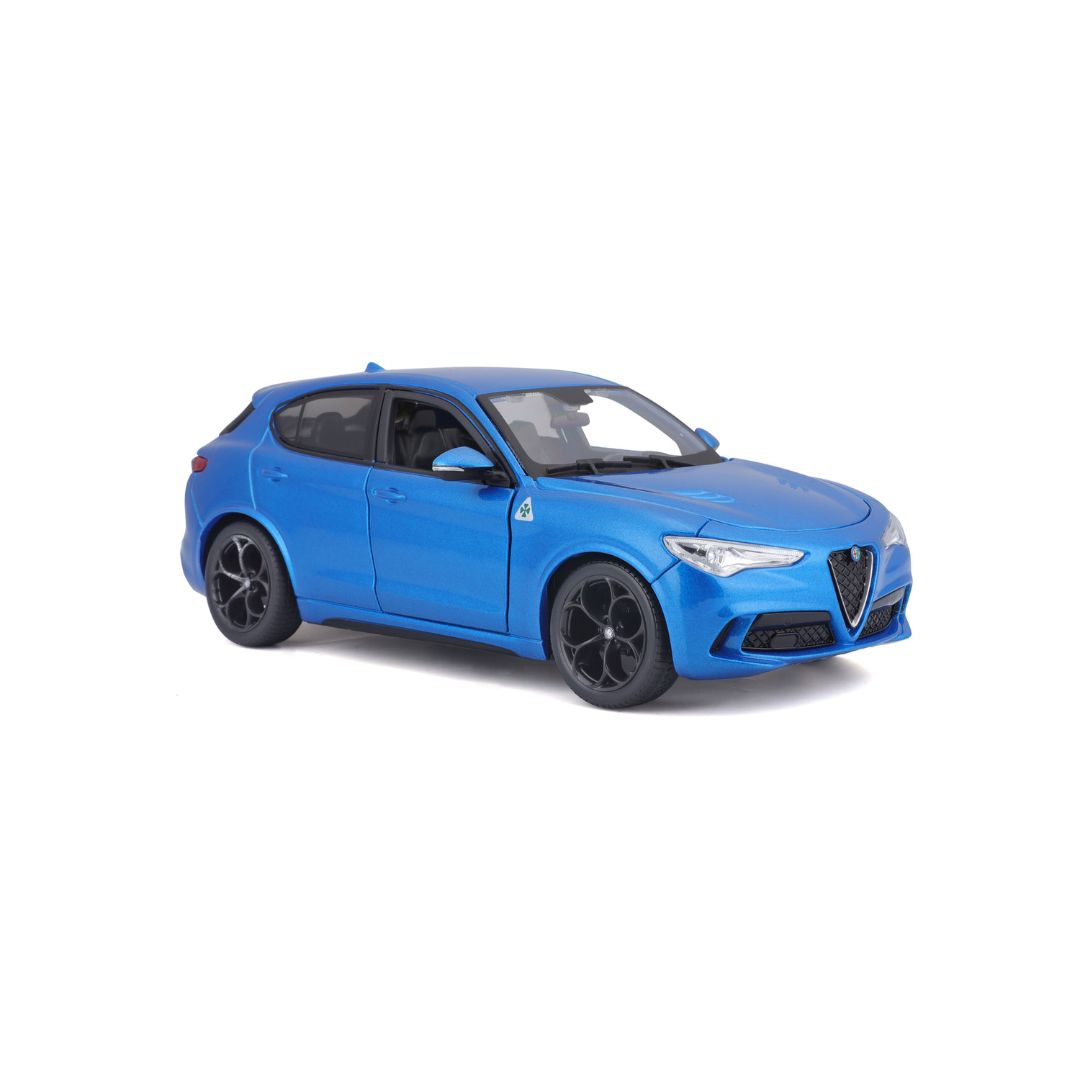18-21086 Bburago - Alfa Romeo Stelvio, blu - Scala 1:24