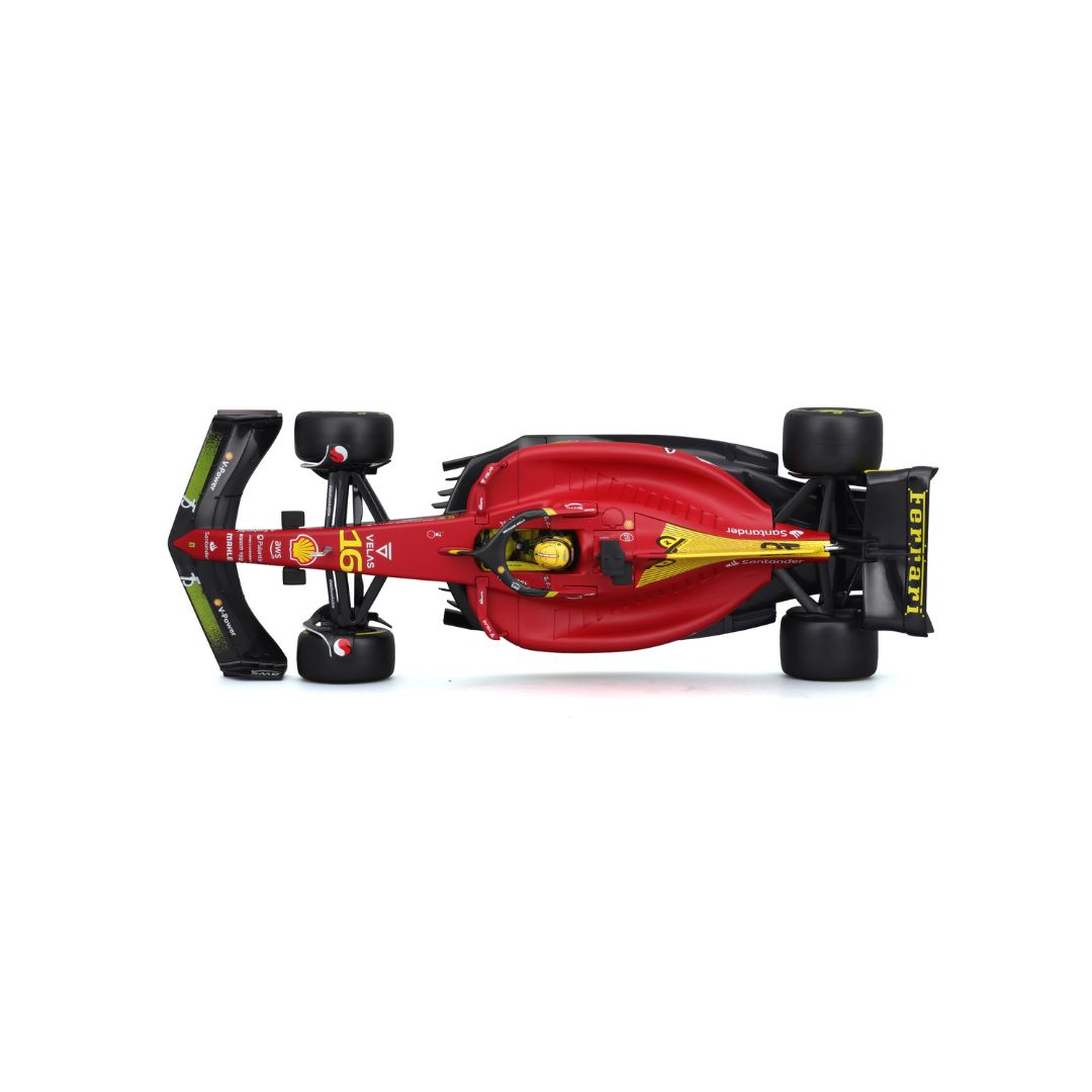 18-16811 Bburago - Ferrari F1-75 (2022), con casco #16 Leclerc - 1:18