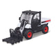 18-31806 Bburago Farmland - Bobcat Skid-Steer Loader con forca per pallet