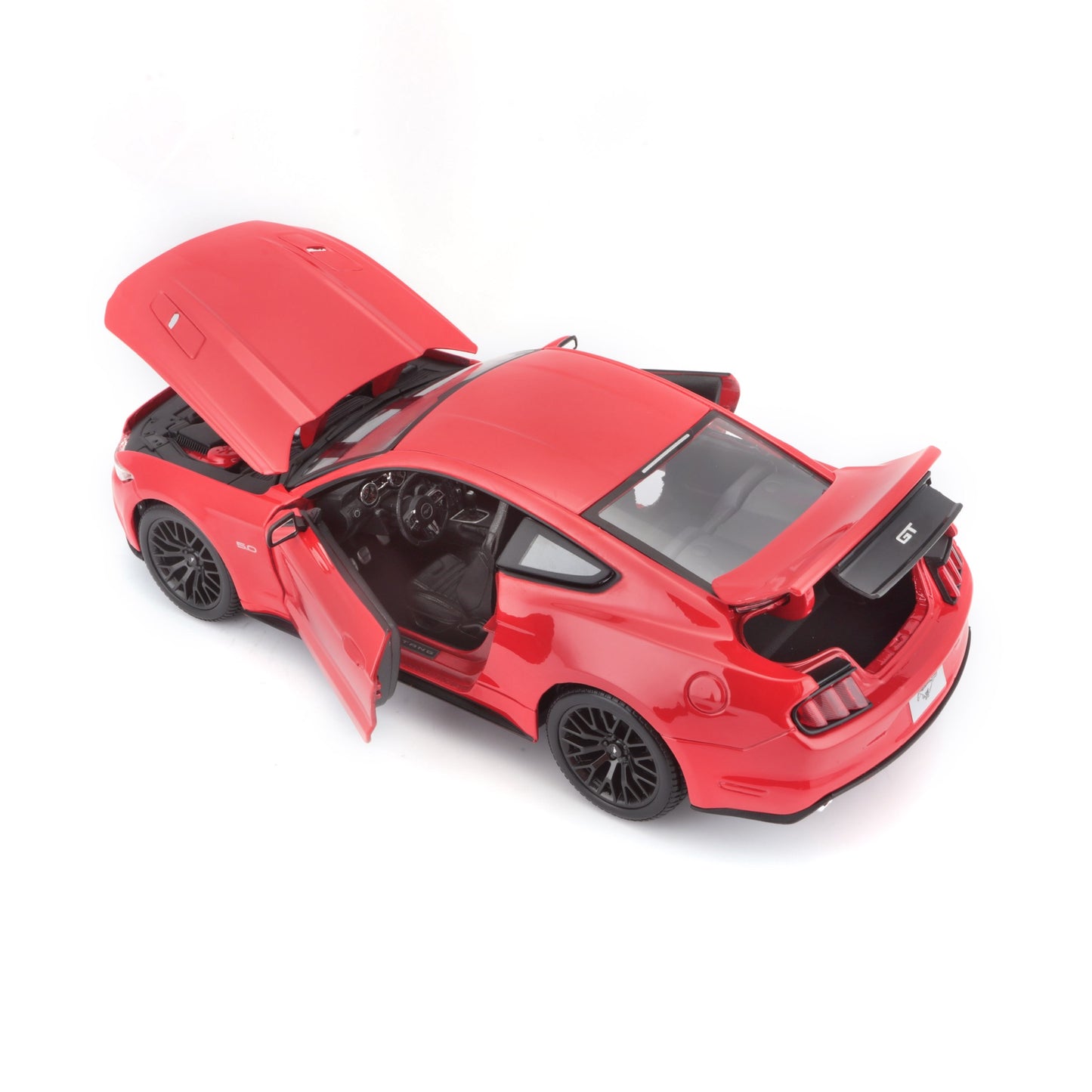 10-31197 RD Bburago Maisto - Ford Mustang (2015), rossa - Scala 1:18