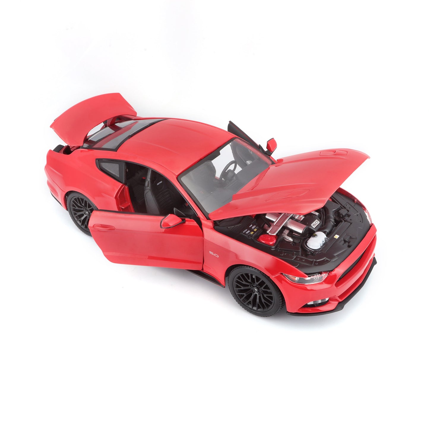 10-31197 RD Bburago Maisto - Ford Mustang (2015), rossa - Scala 1:18