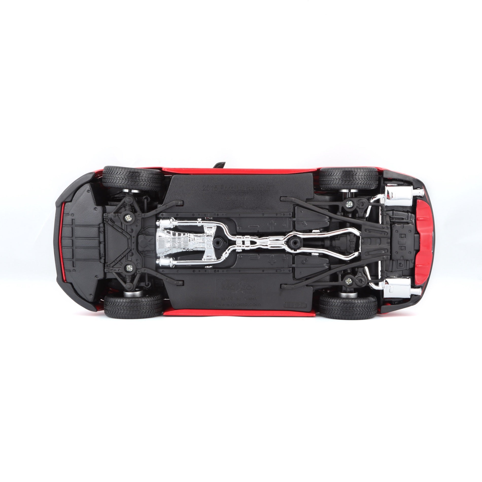 10-31197 RD Bburago Maisto - Ford Mustang (2015), rossa - Scala 1:18