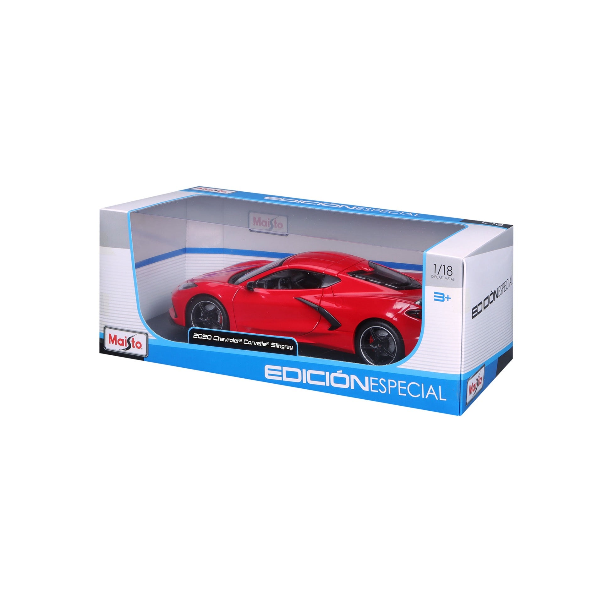 31447 RD Bburago Maisto - Chevrolet Corvette Stingray (2020), rossa
