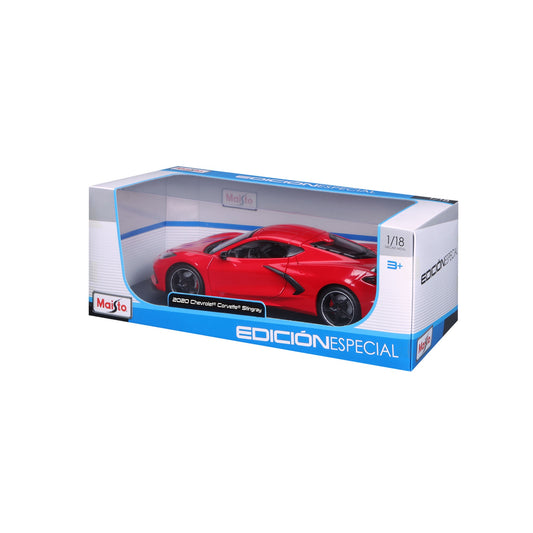 31447 RD Bburago Maisto - Chevrolet Corvette Stingray (2020), rossa