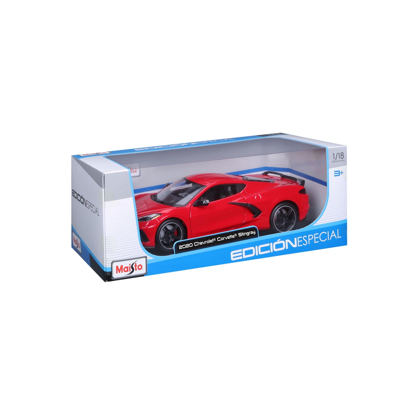 31447 RD Bburago Maisto - Chevrolet Corvette Stingray (2020), rossa