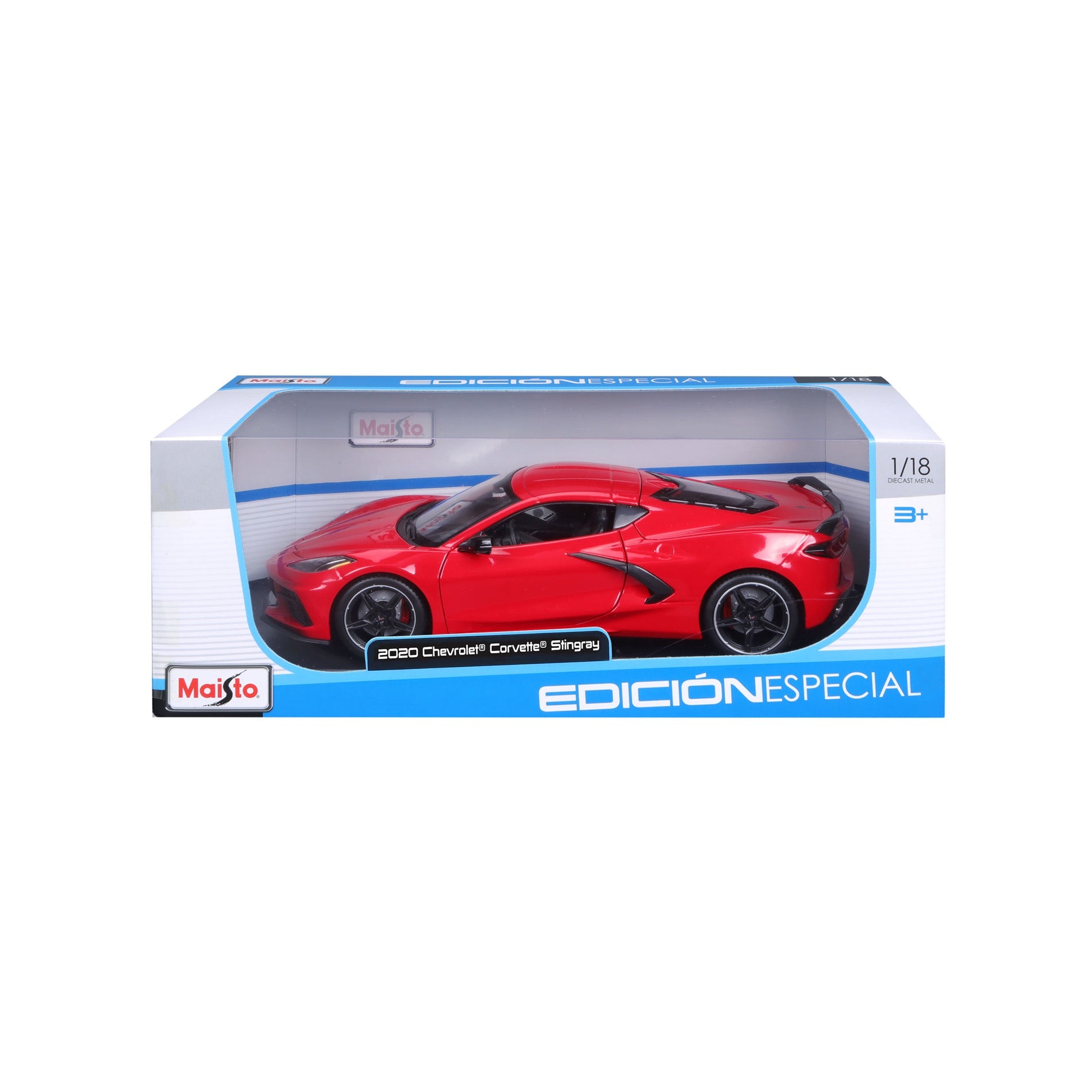 31447 RD Bburago Maisto - Chevrolet Corvette Stingray (2020), rossa