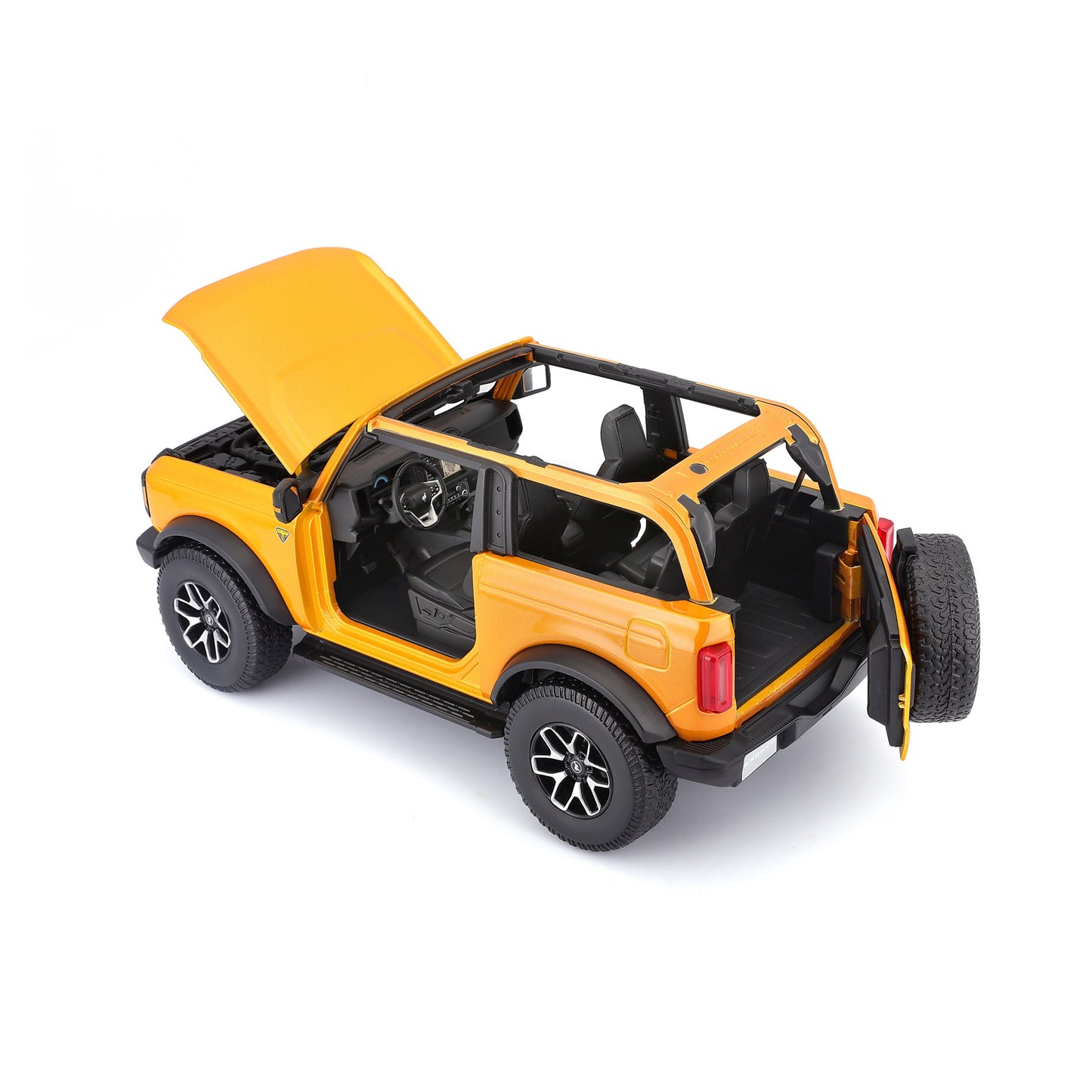 31457 Bburago Maisto - Ford Bronco Badlands 2021 (no door), arancione