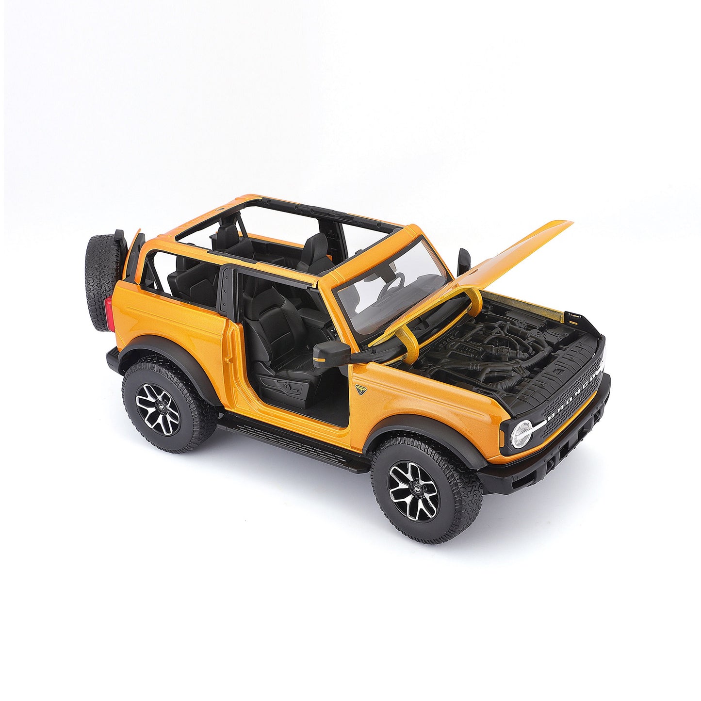 31457 Bburago Maisto - Ford Bronco Badlands 2021 (no door), arancione