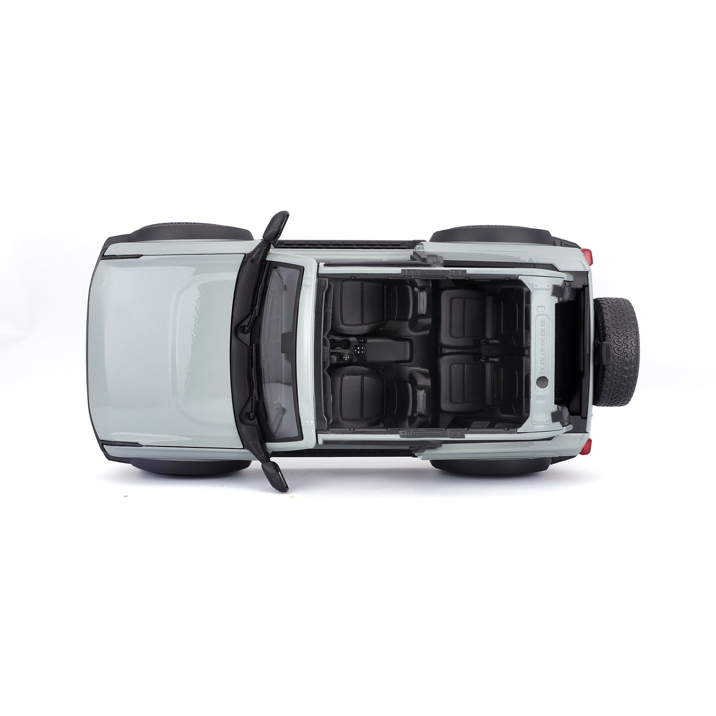 10-31457 Bburago Maisto - Ford Bronco Badlands 2021 (no door), grigia