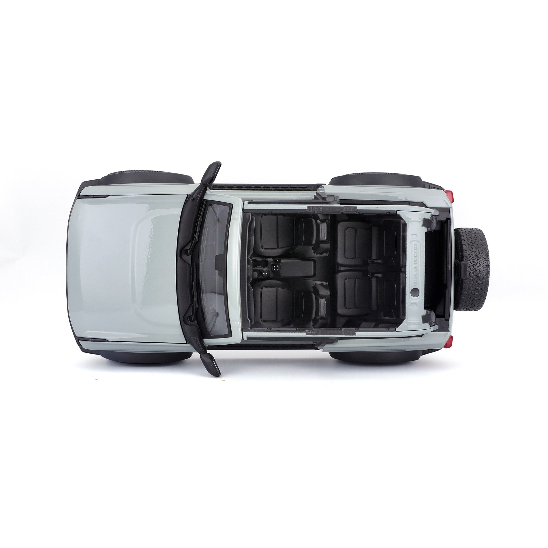 10-31457 Bburago Maisto - Ford Bronco Badlands 2021 (no door), grigia