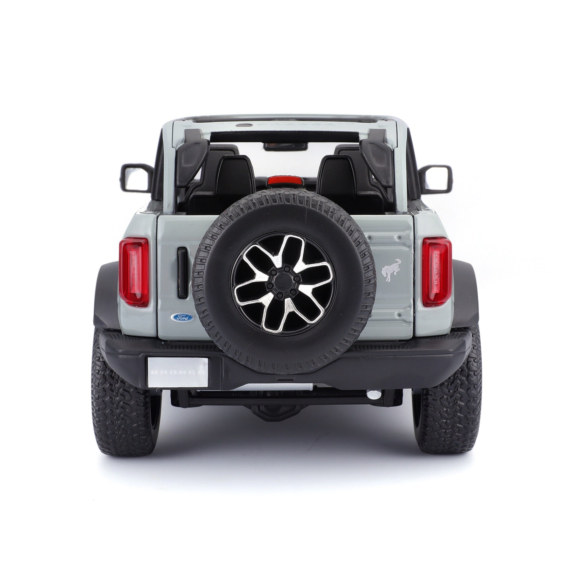 10-31457 Bburago Maisto - Ford Bronco Badlands 2021 (no door), grigia