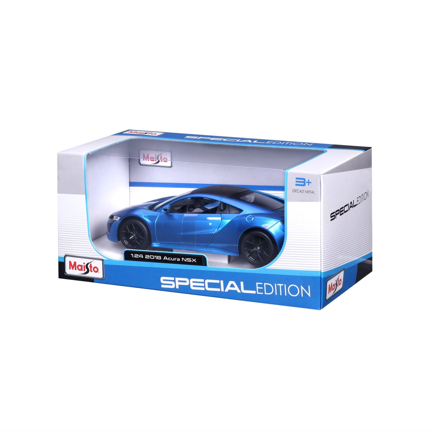 31234 BU -Bburago Maisto  1:24 - 2018 Acura NSX Blu Met.