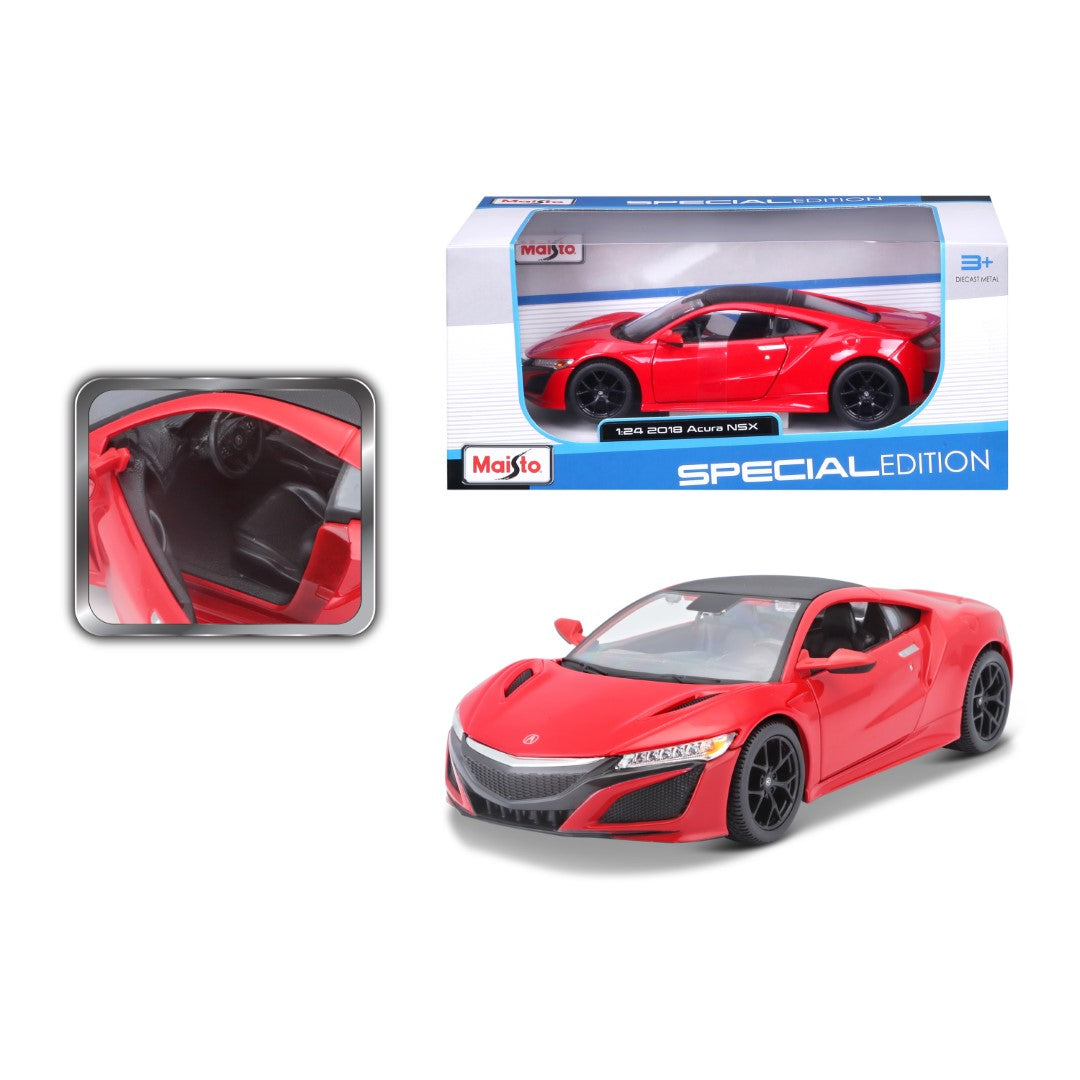 10-31234 Bburago Maisto - Honda Acura NSX, rossa (2018) - Scala 1:24
