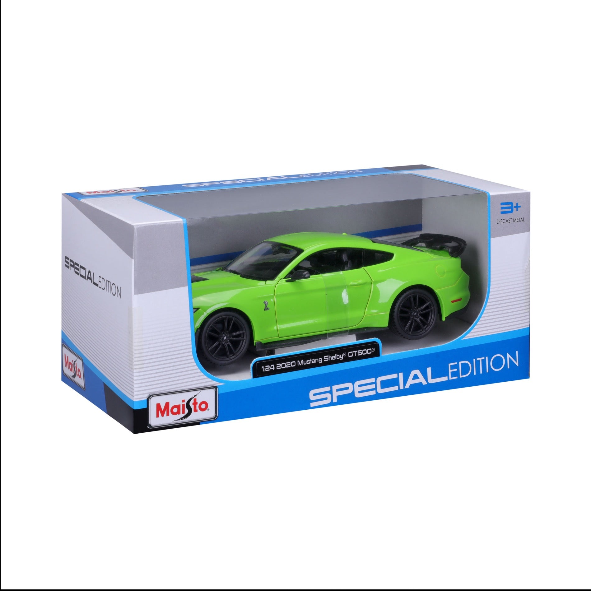 31532 GN Bburago Maisto -Ford Mustang Shelby GT500 (2020), verde -1:24