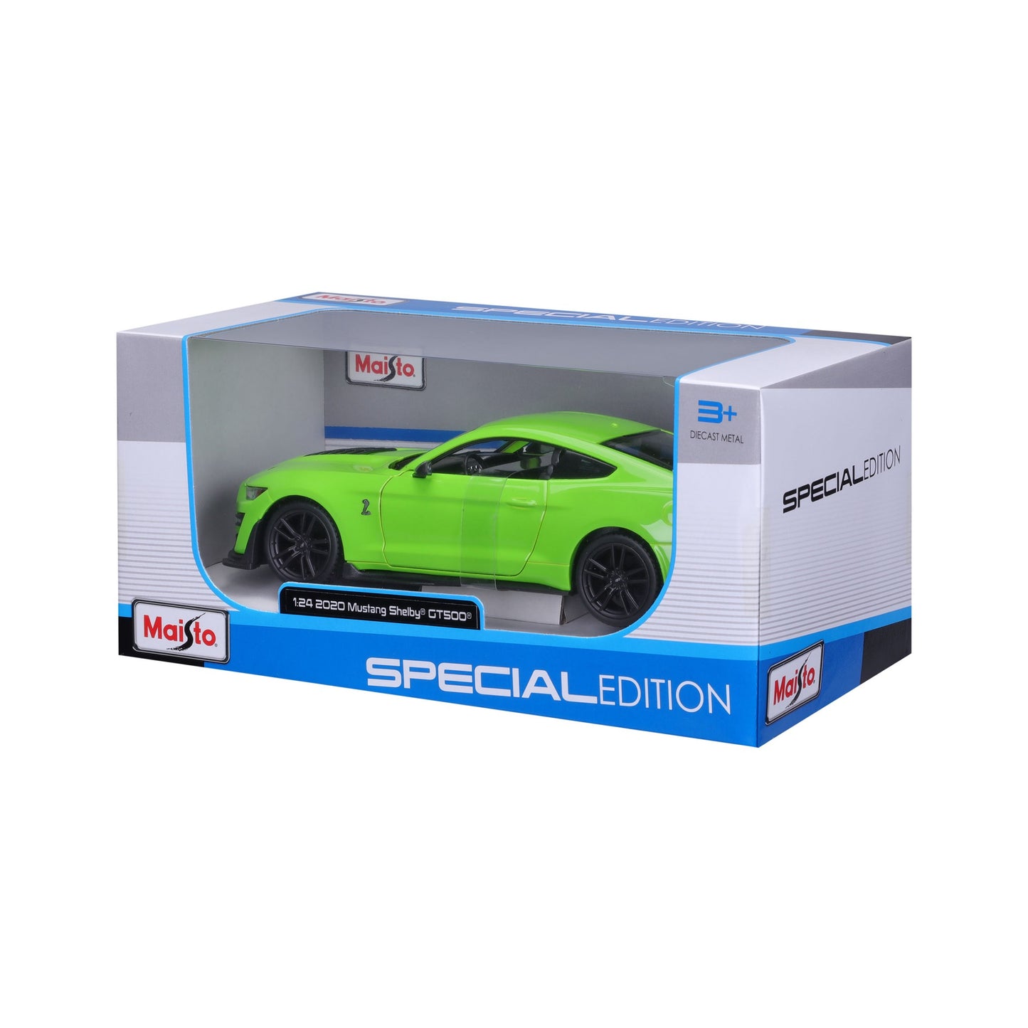 31532 GN Bburago Maisto -Ford Mustang Shelby GT500 (2020), verde -1:24
