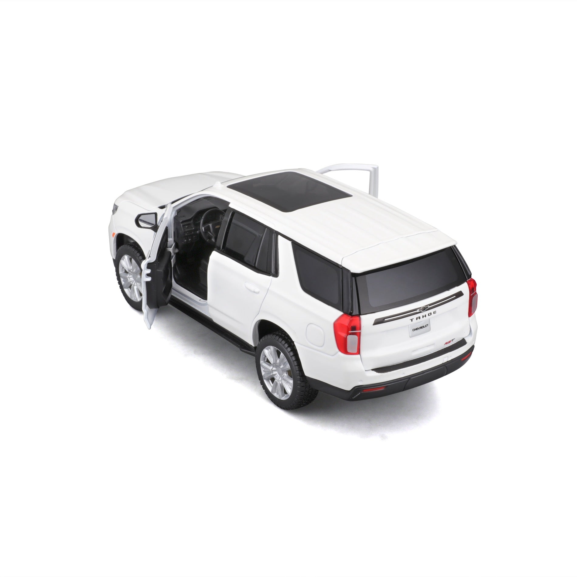 10-31533 Bburago Maisto - Chevrolet Tahoe (2021), bianca - Scala 1:26