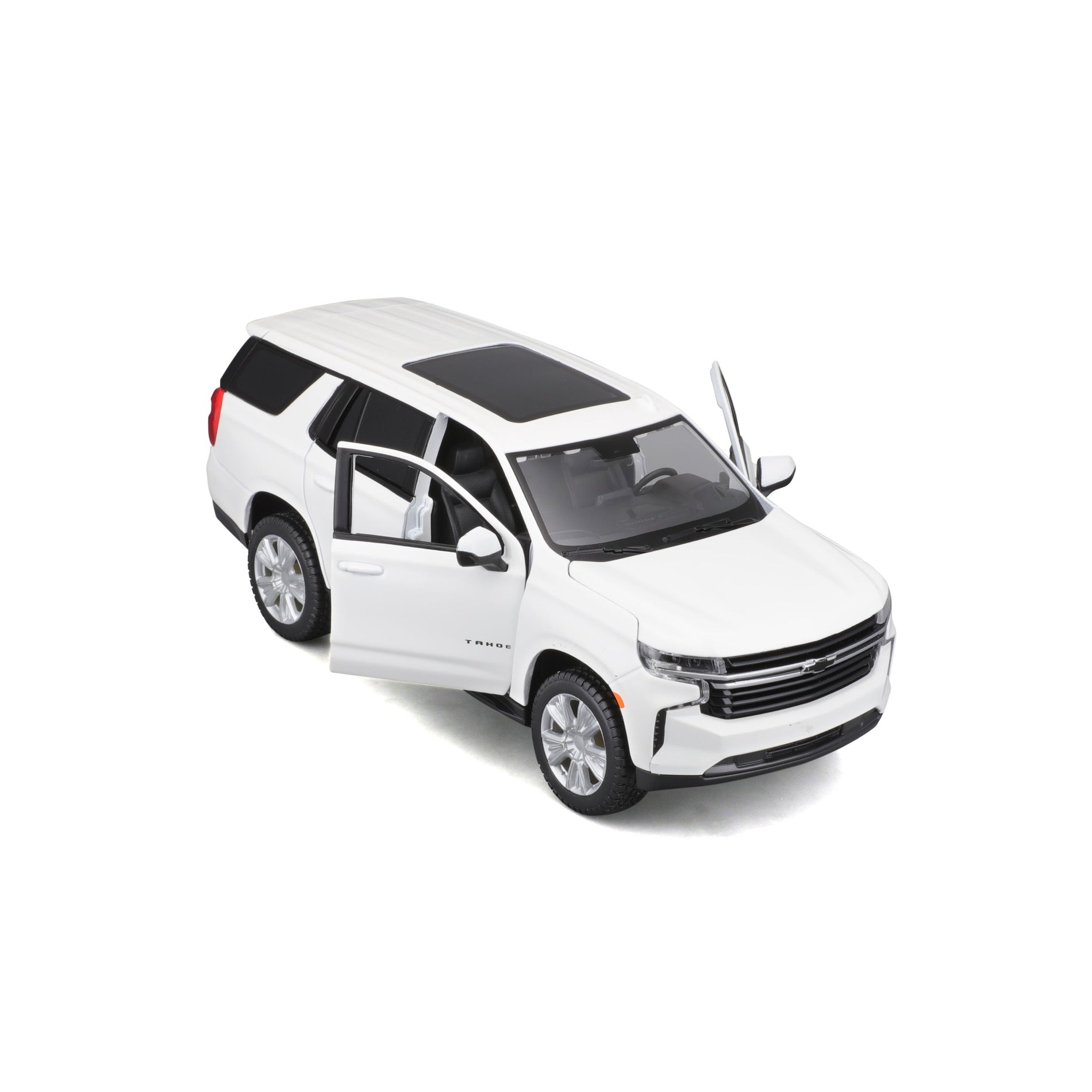 10-31533 Bburago Maisto - Chevrolet Tahoe (2021), bianca - Scala 1:26