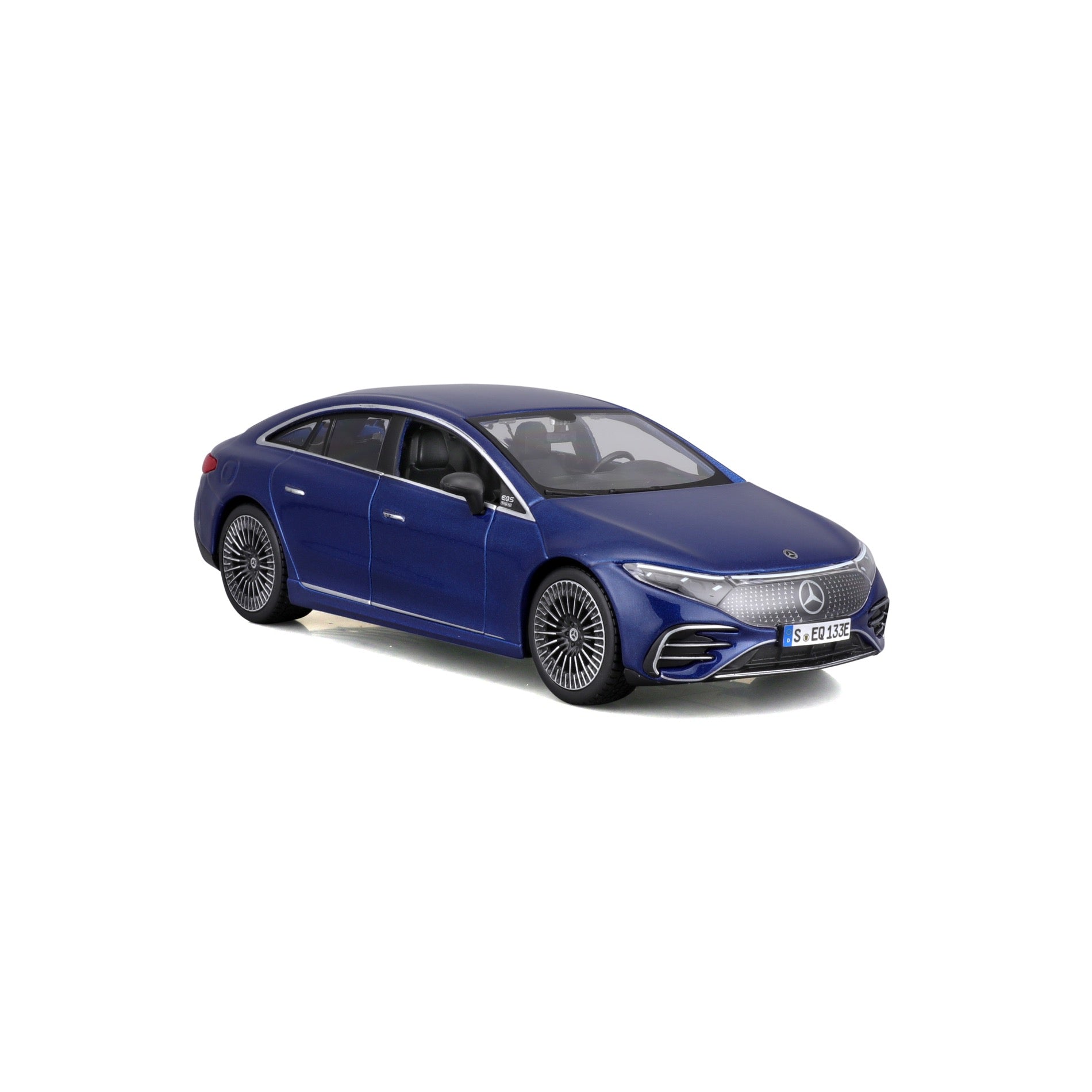 10-2902 BU Bburago Maisto - Mercedes-Benz EQS (2022), blu - Scala 1:24