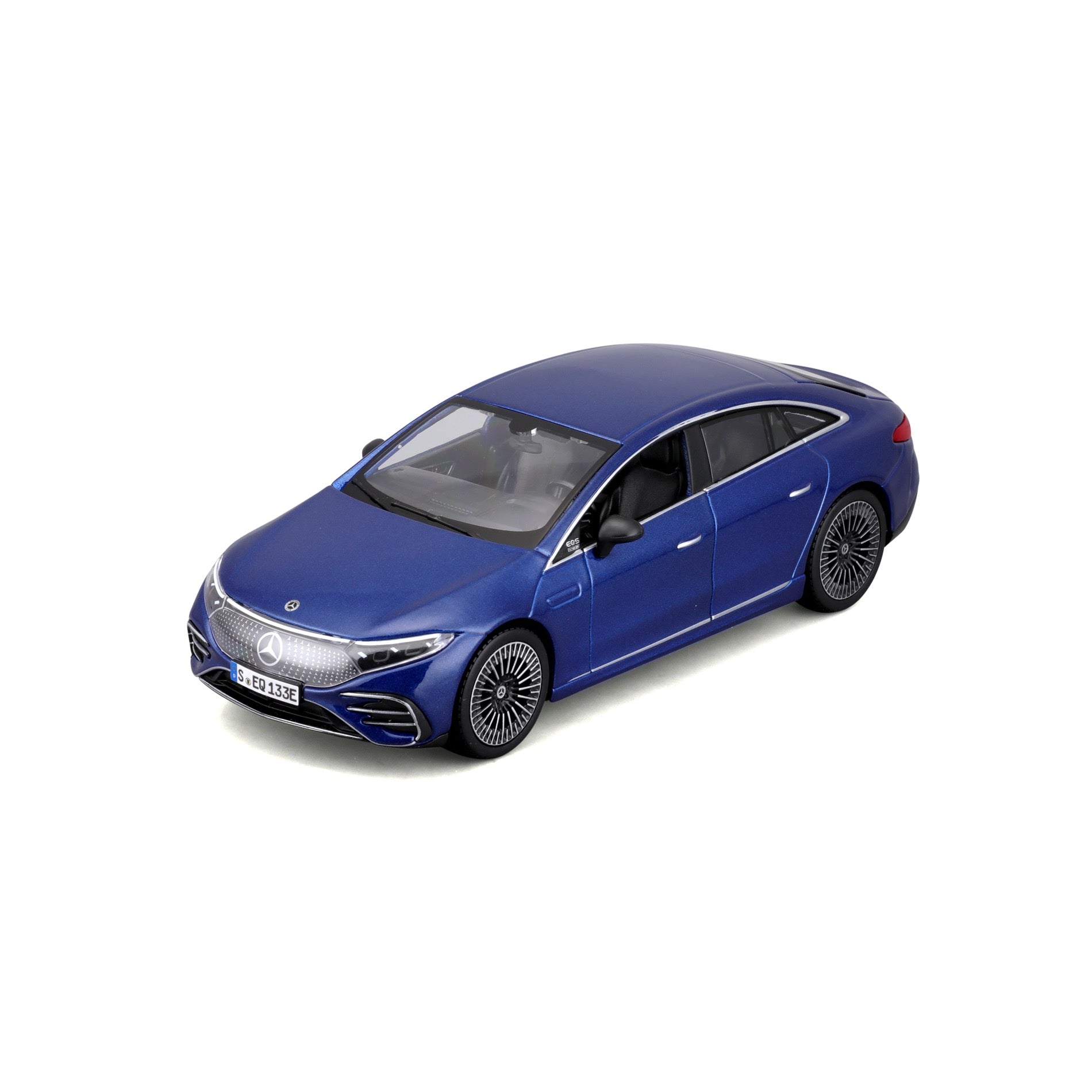 10-2902 BU Bburago Maisto - Mercedes-Benz EQS (2022), blu - Scala 1:24