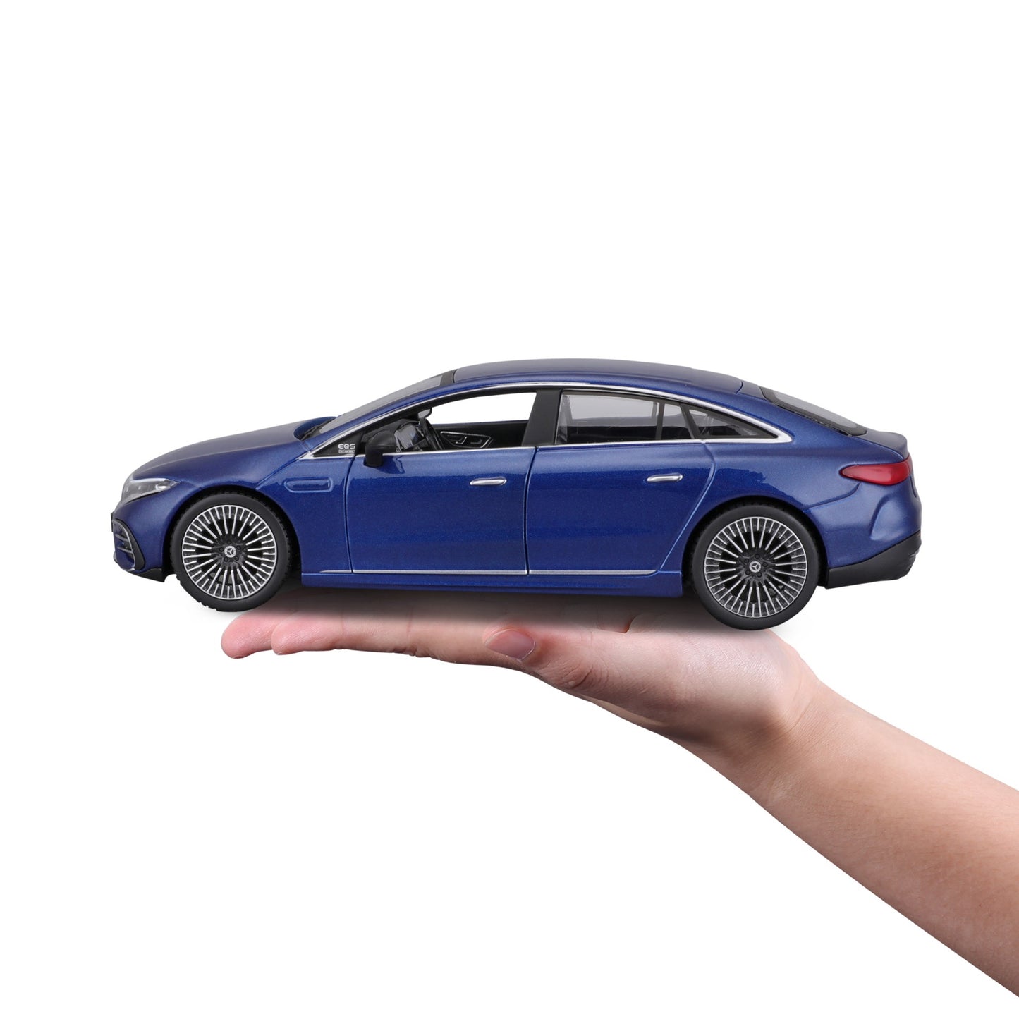 10-2902 BU Bburago Maisto - Mercedes-Benz EQS (2022), blu - Scala 1:24