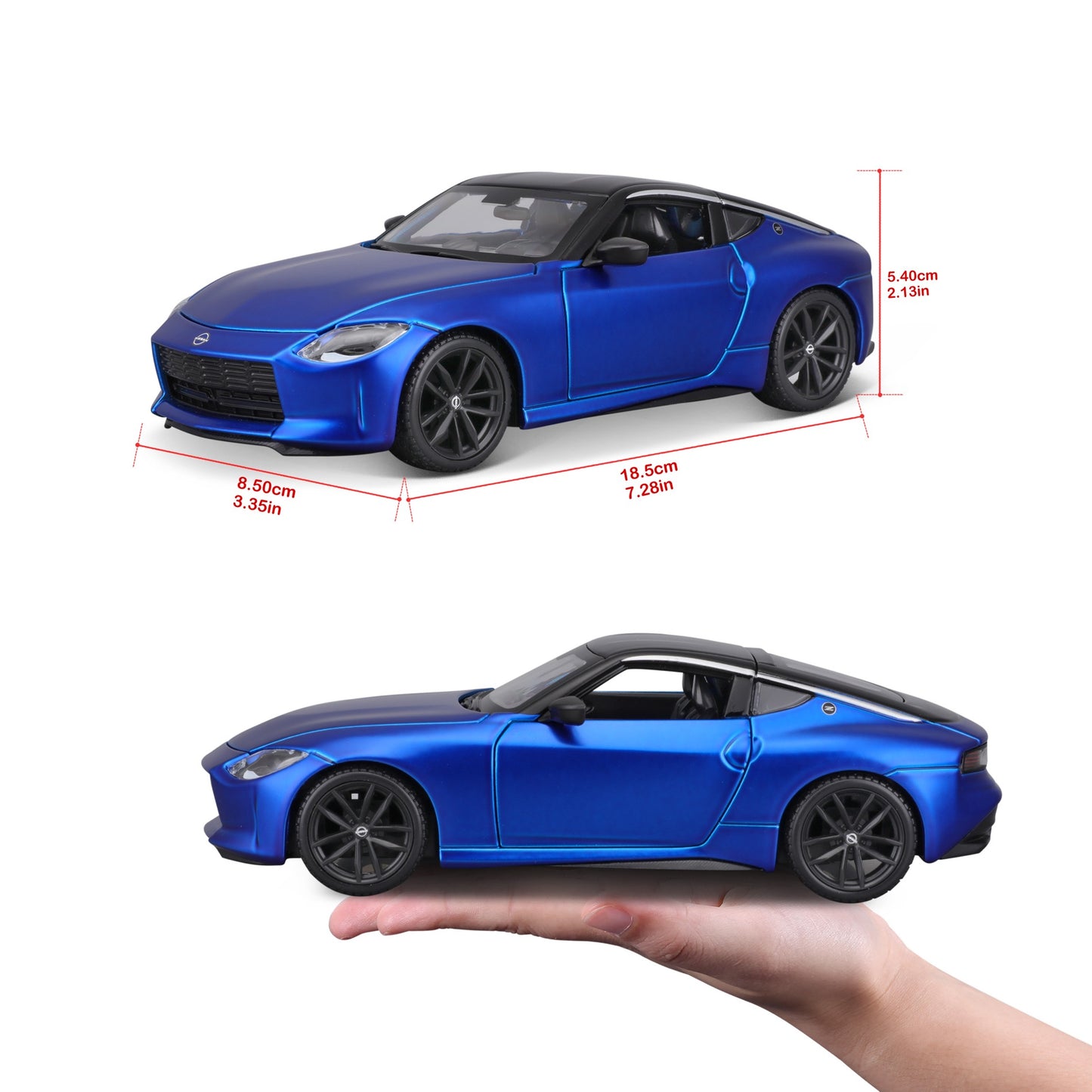 10-32904 BU Bburago Maisto - Nissan Z (2023), blu - Scala 1:24
