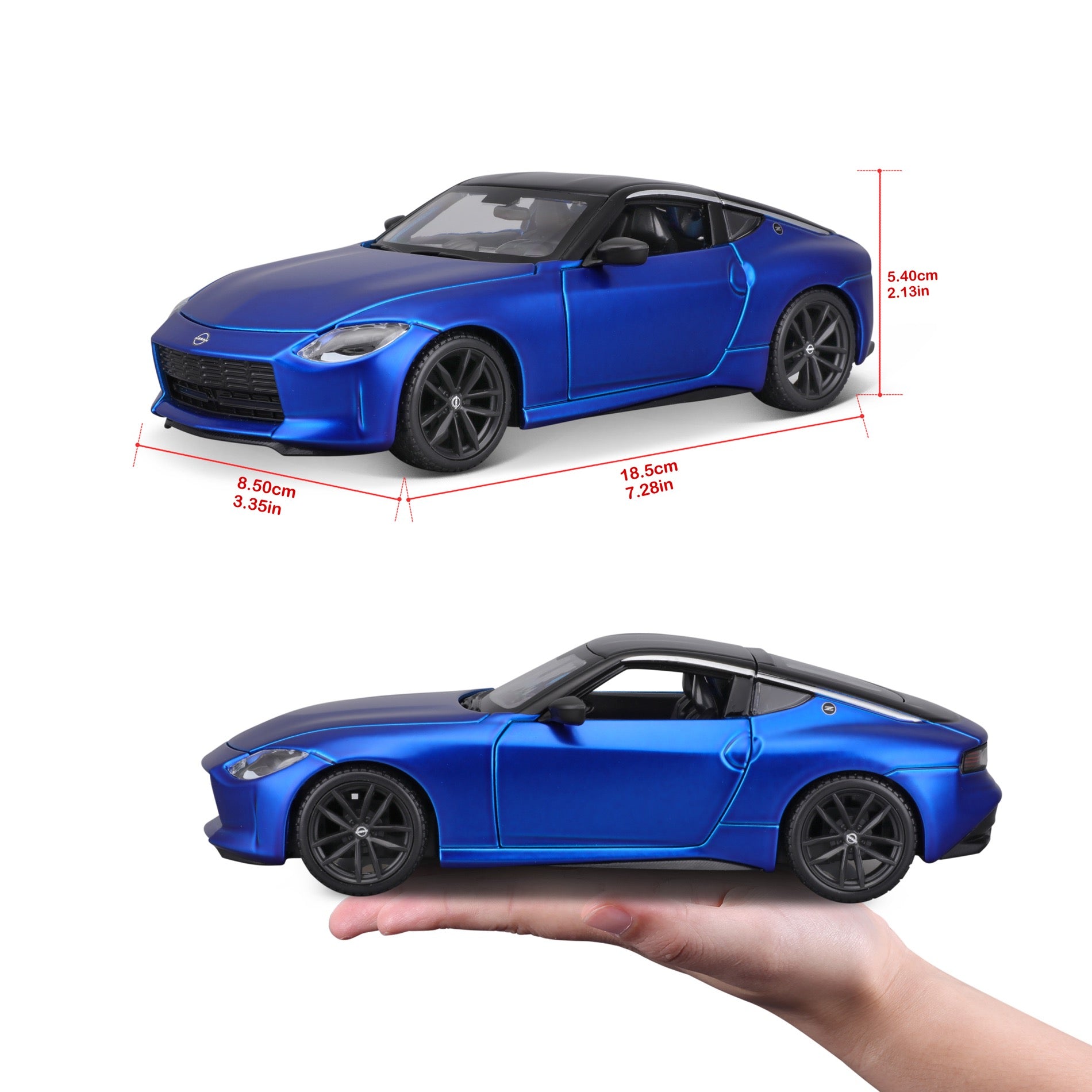 10-32904 BU Bburago Maisto - Nissan Z (2023), blu - Scala 1:24