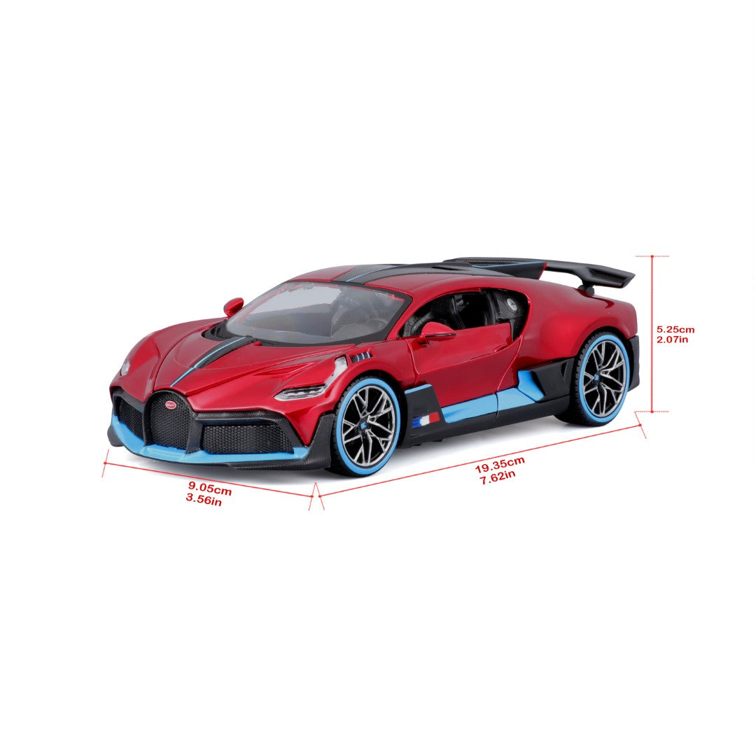 31526 Bburago Maisto - Bugatti Divo, rossa - Scala 1:24