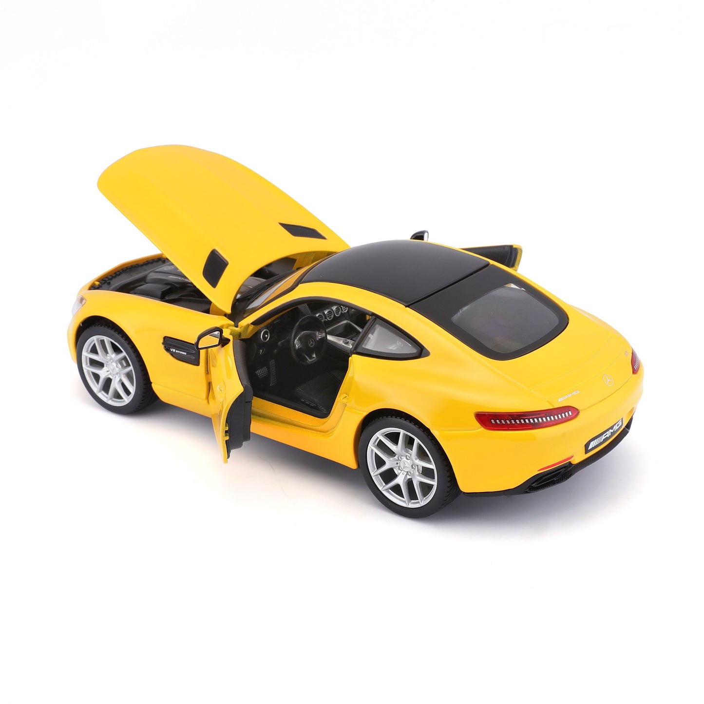 10-31134 Bburago Maisto - Mercedes-Benz AMG GT, gialla - Scala 1:24