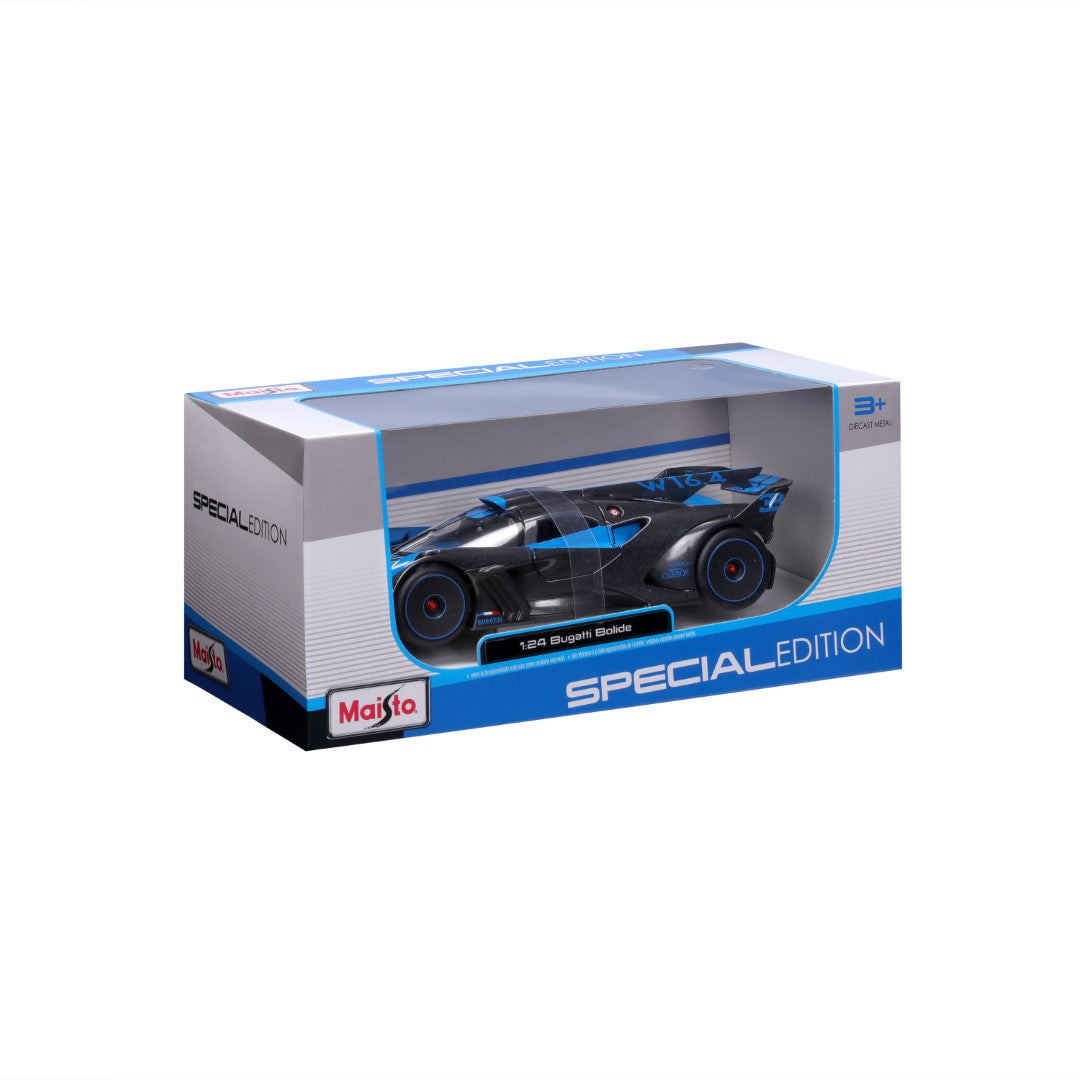 10-32911 Burago Maisto - Bugatti Bolide, blu e nera - Scala 1:24