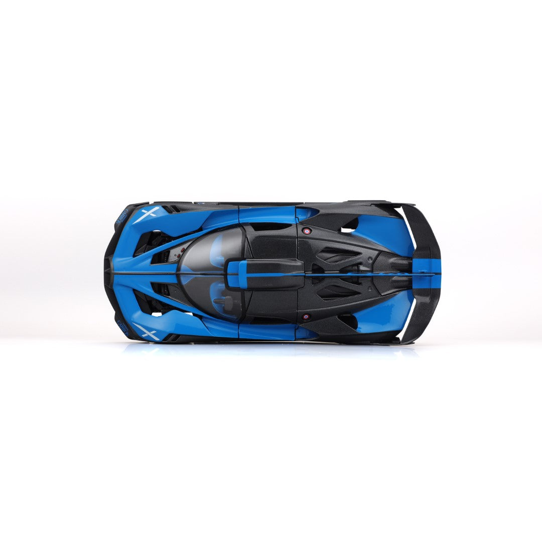 10-32911 Burago Maisto - Bugatti Bolide, blu e nera - Scala 1:24
