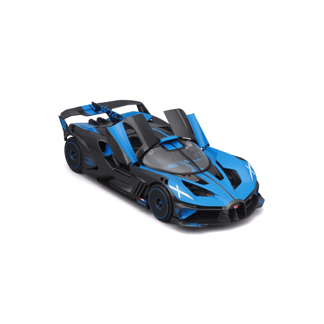 10-32911 Burago Maisto - Bugatti Bolide, blu e nera - Scala 1:24