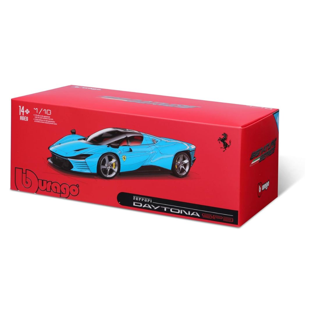 18-16912 Bu Bburago Ferrari Signature - Ferrari Daytona SP3, blu - 1:18