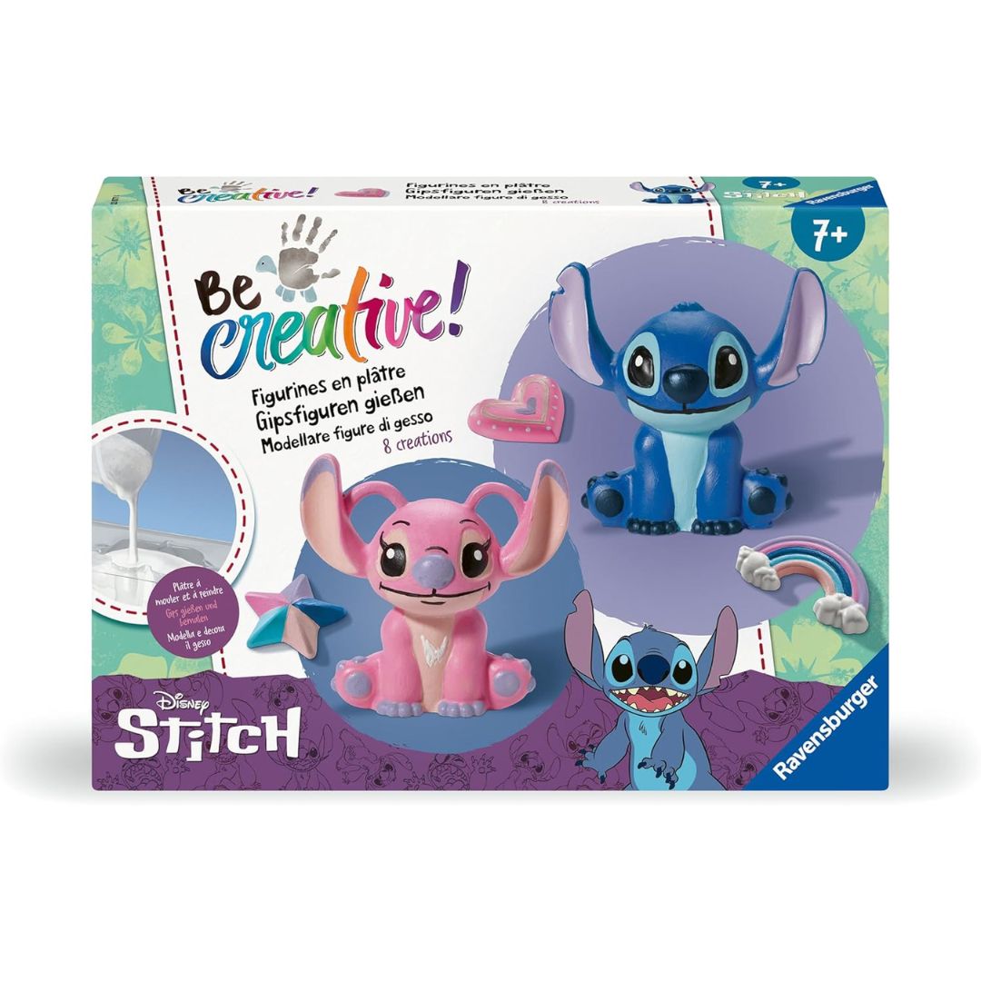 23877 Ravensburger - Be Creative Maxi: Stitch - Creazioni in gesso