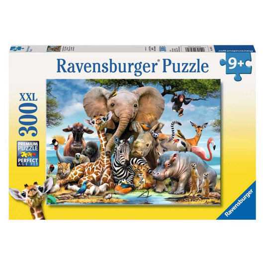 13075 Ravensburger - Cuccioli d'Africa - Puzzle XXL - 300 pezzi