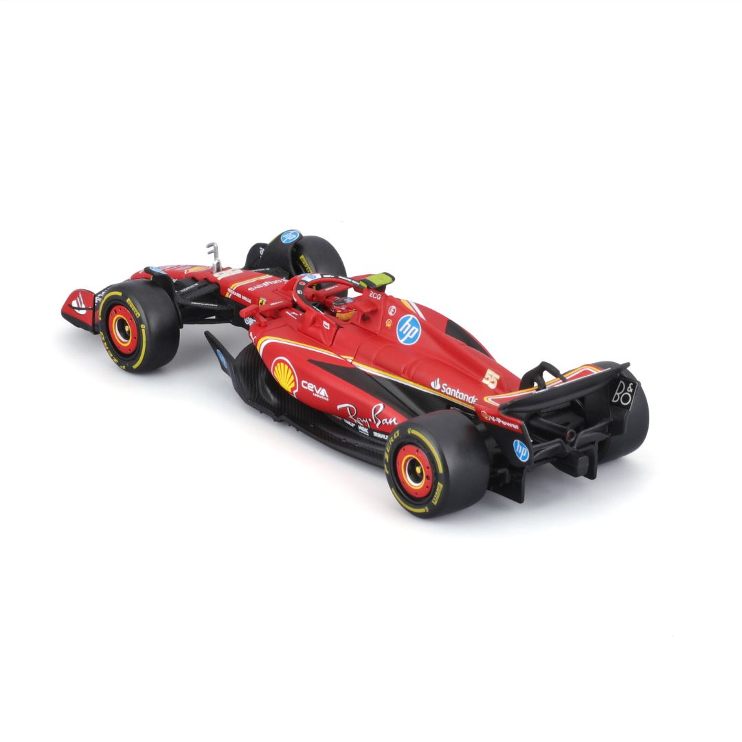18-36843S Bburago Ferrari F1 SF-24  #55 Sainz con casco 1:43