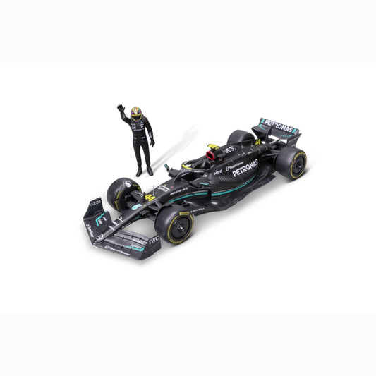 *18-28037H Bburago Race F1  Mercedes W14 E Performance #44  F1 figura Hamilton